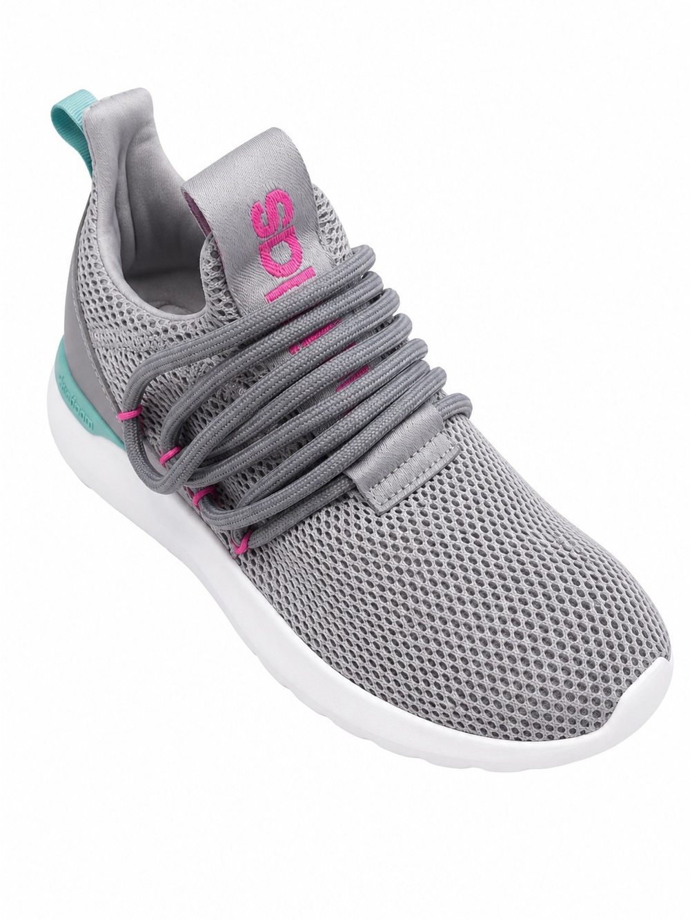 Adidas Lite Racer Adapt 3.0 Halo Silver Shoes Girls 7 Womens 8.5